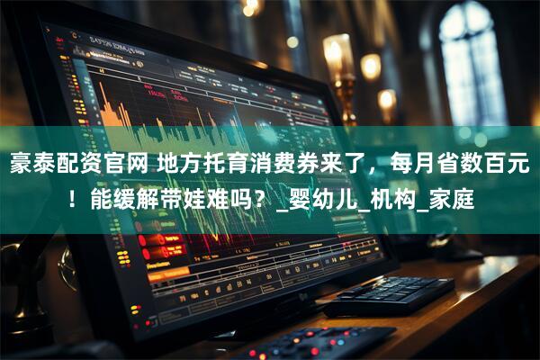 豪泰配资官网 地方托育消费券来了，每月省数百元！能缓解带娃难吗？_婴幼儿_机构_家庭